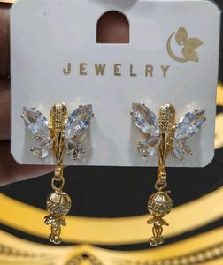 Butterfly Drop Earrings