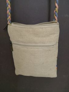 Handcrafted Mirror Work Embroidered Sling Bag