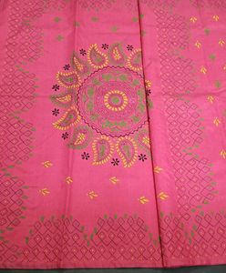 Beautiful Kantha Stitch Saree