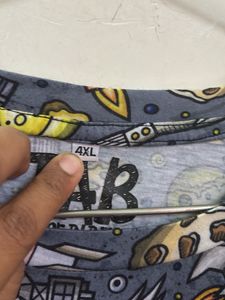 Space Print T-Shirt