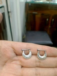 diamond bali pure silver 925 pairs