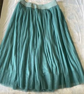 Green Tulle Skirt