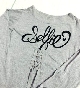 Full Sleeve Crop Top For Women