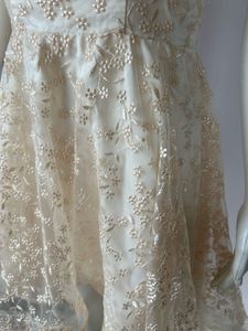 Luxe Floral Lace Short Gown