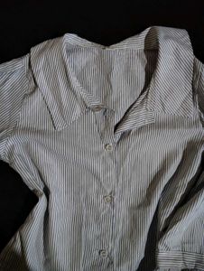 Striped White Shirt