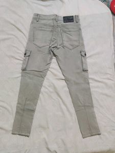 Gray Cargo Pants
