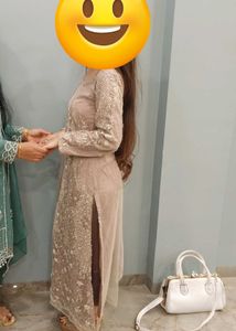 Party Wear Pakistani Designer Suit Straight