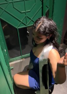 Minimal Shade Dress (Navy)