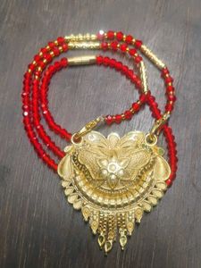Gold Heart Pendant Necklace