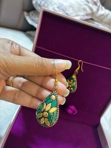 Floral Teardrop Earrings