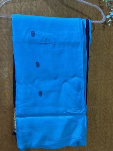 Blue Silk Saree