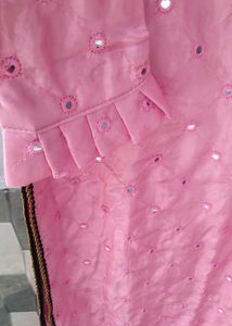 A-line stiched full sleeves kurti