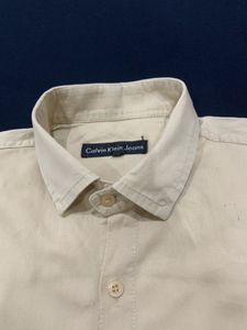 Calvin Klein Cream Color Shirt