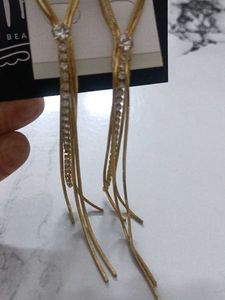 Elegant Gold Dangle Earrings