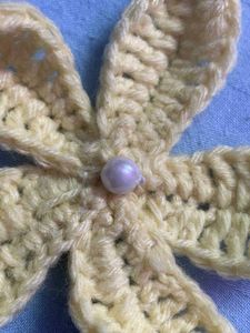 Crochet Flower Bag Charm