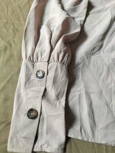 SHEIN Button Down Chic Top