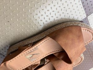 Brown Espadrille Sandals - Size 41