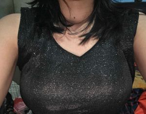 Black Sequin Padded Women Blouse For Party Wear