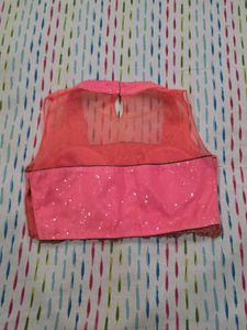 Embroidered Pink Blouse