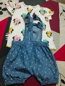 Girls Babyhug Disney Suit