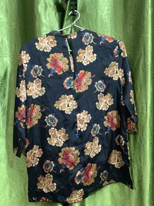 Front Pocket Black Korean Style Top