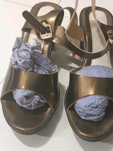 Women Copper Color Sandals