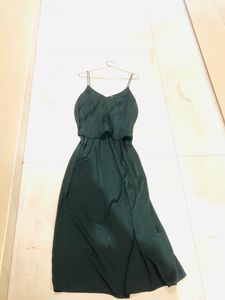 BEAUTIFUL H&M CONSCIOUS CREPE SATIN COCKTAIL DRESS