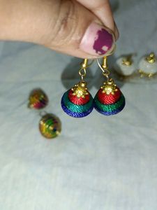 beautiful small earrings pack of three combo