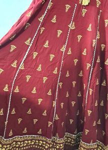 Maroon Umbrella Suit