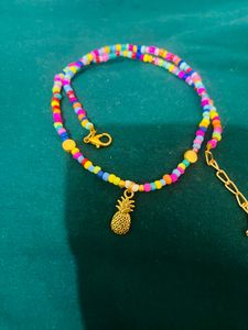 Pineapple Beaded Necklace