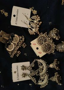 Beautiful Oxidised Jhumkas
