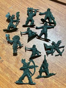 Vintage Green Army Men Figures