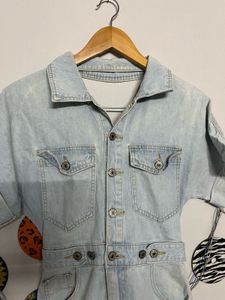 Light Denim Jumpsuit