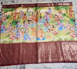 Elegant Ethnic  printed Saree