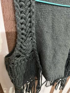 Crochet Fringe Vest