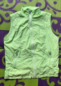 Light Green Sleeveless Reebok Jacket