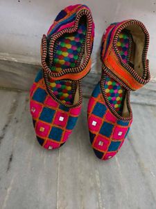 Colorful Embroidered Flats