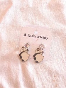 Cute Earrings 🐼