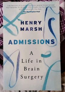 (Combo)Do No Harm And Admissions by Henry Marsh