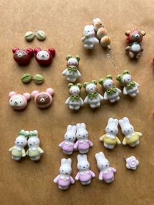 Bunny and Strawberry Charms