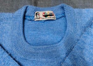 Blue Men Woolen Sweater