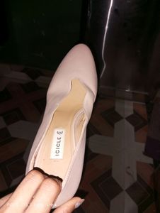 Nude Block Heels