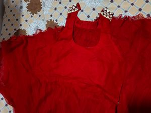 Beautiful partywear Red Gown