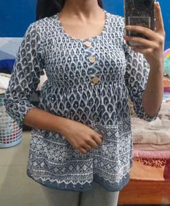 Embroidered Sequence Top