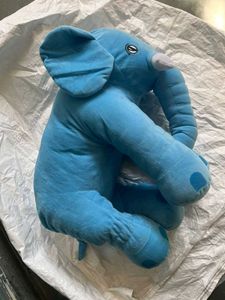 Blue Big Size Stuffed Animal Elephant Plush Toy