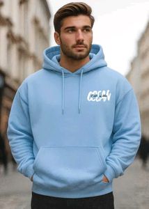 Ocean Print Blue Hoodie