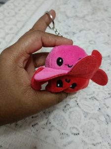 Reversible Octopus Plushie Keychain