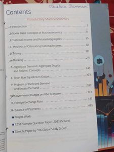 Introductory Macroeconomics Class XII