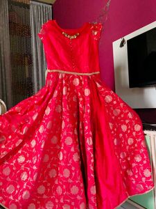 Elegant Red Ethnic Blouse