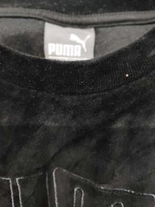 Puma Black Velvet Sweatshirt